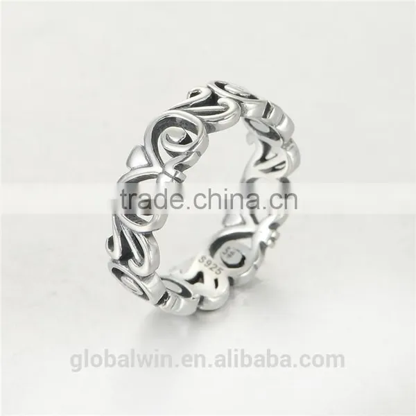 Fine Jewelry Value 925 Sterling Silver Heart Rings For Sale photo-5