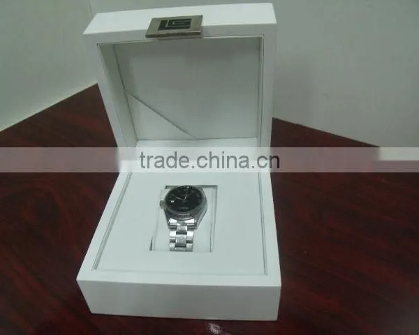 High-grade Customized Paint White Watch Boxes / Wood Watch Box photo-2