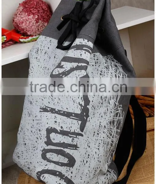 12oz Drawstring Backpack Shoulder Bag Canvas Bag Backpack