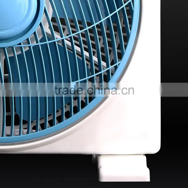 12 Inch Simple Design Electric Plastic Blue Box Fan photo-6