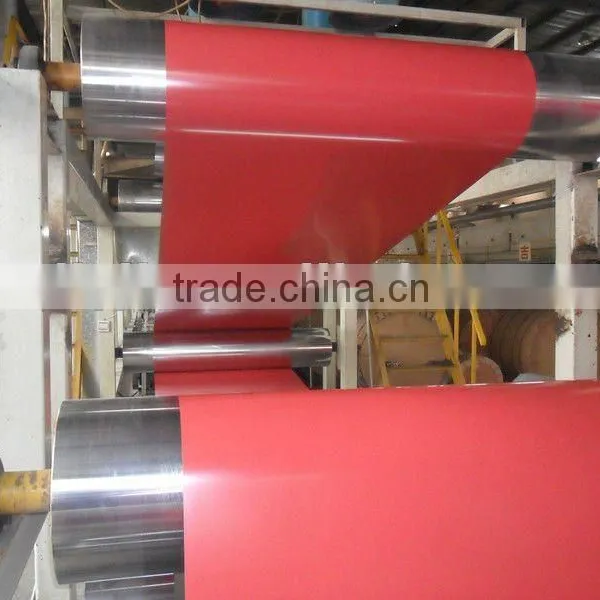 Red Coated Aluminum Coils