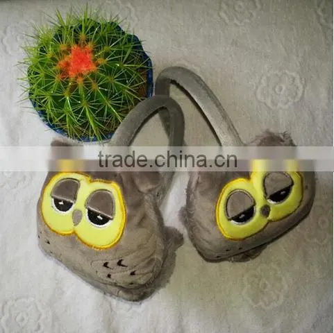 Owl Pattern Cony Lining Kids Earmuffs photo-4