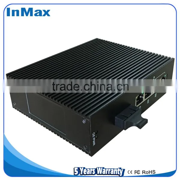 5 Ports Din Rail Full Gigabit Switch, Unmanaged PoE Industrial Grade Network Switches P505B photo-4