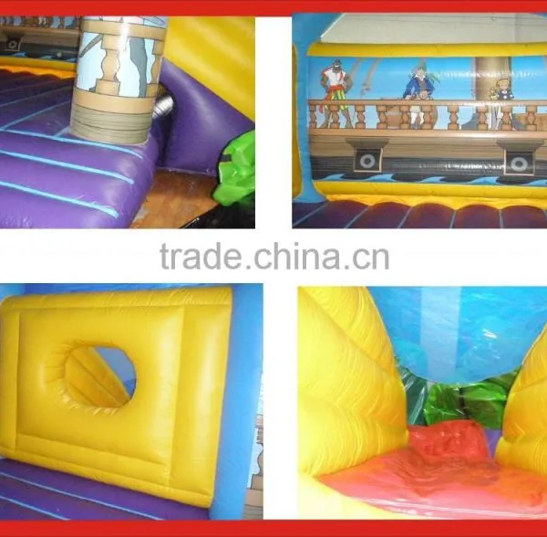 Wholesale Pirate Boat Inflatable Jumping Bouncer Slide Combo photo-3