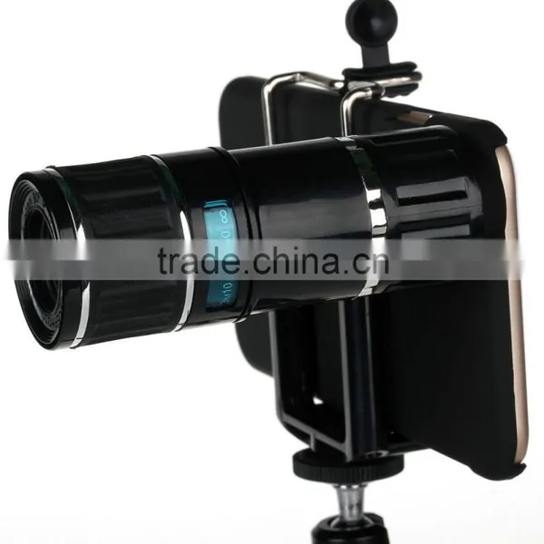 F2.0 12X Zoom Camera Lens W/ Back Case & Mini Tripod For IPhone6 Plus/iPhone6S Plus photo-5
