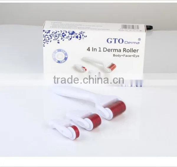 Titanium 4 in 1 Derma Roller for Face Dermaroller Manufacturer Price photo-2