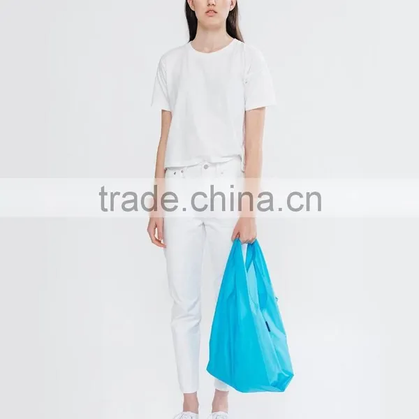 Reusable Grocery Bags | Foldable w/ Integrated String Pouch | Ripstop Nylon Tote photo-3