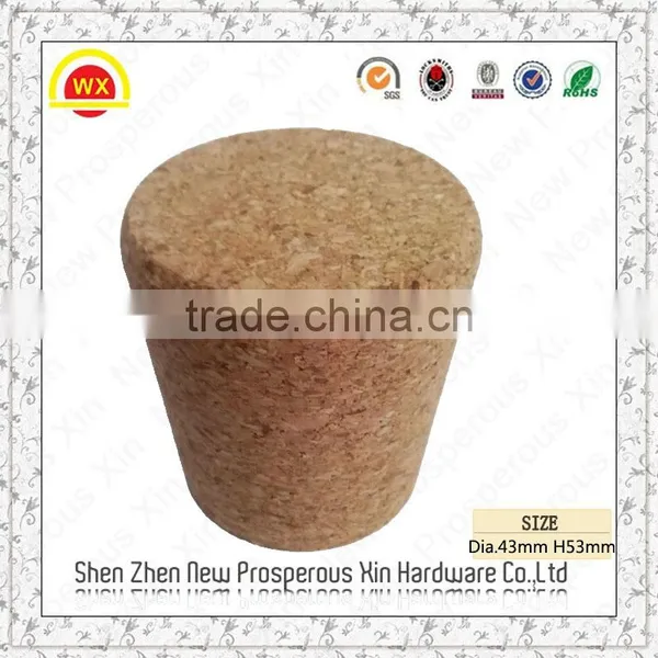 Wholesale Wood Engraved Small Glass Bottle Synthetic Cork Stopper photo-4