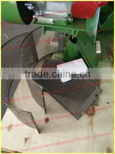CF198 7.5hp Gasoline Engine Hammer Mill , Witherbark Hammer Mill, Fresh Straw Hammer Mill photo-5