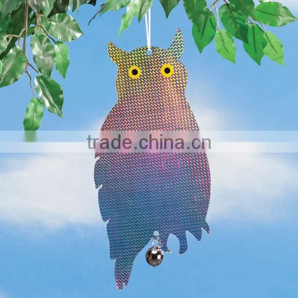 PK 2 Outdoor Decor Reflecting Guard Owl,Scare Owl,Bird Repellent,Owl Deterrent photo-2