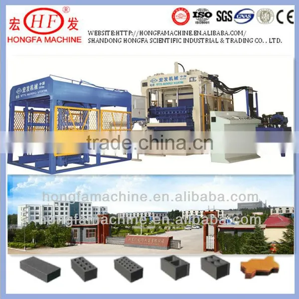 QT10-15D Fully-automatic Brick Making Machine