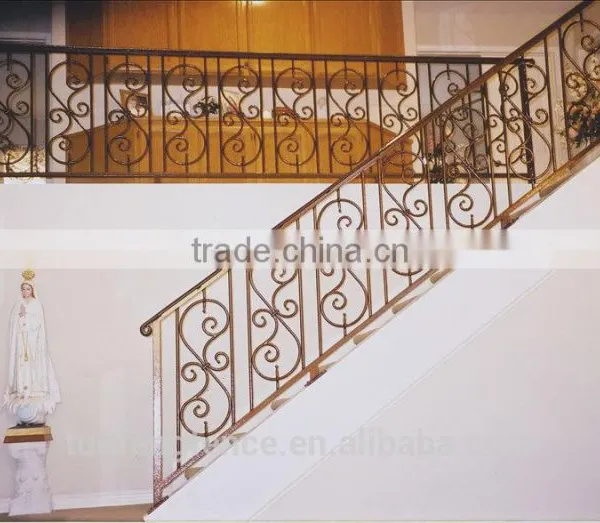 Ornamental Hot Dip Galvanized/wrought Iron/ Steel Stair Handrail photo-6