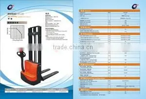 1.0T Electric Stacker Narrow Legs-2- Stage photo-2