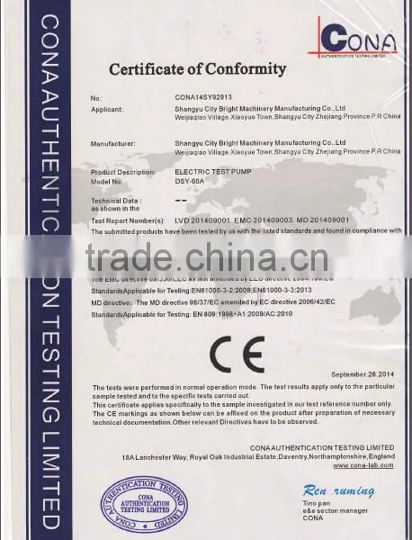 [CE] Stable-output Motor-driven 6L/M Electrical Equipment Testing DSY-60A photo-2