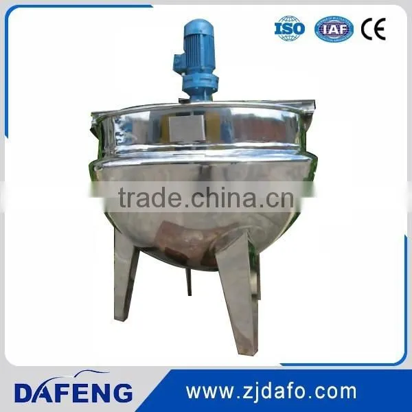SUS304 500Liter Double Jacketed Kettle photo-6