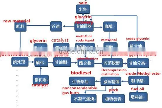 5-500TPD Palm Acid Oil Waste Vegetable to Biodiesel/biodiesel B100 photo-6