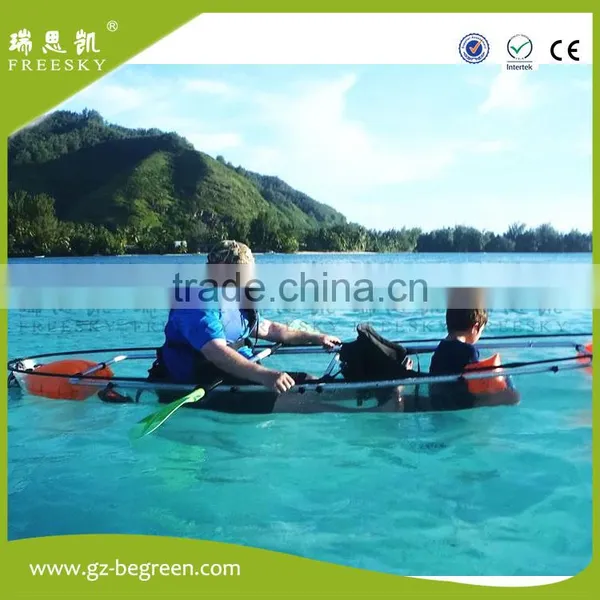 New Design 2 Seat Touring Banana Transparent Boats Ships for Sale photo-4