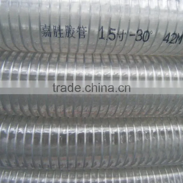 Flexible Clear Wire Reinforced Pvc Hose photo-5