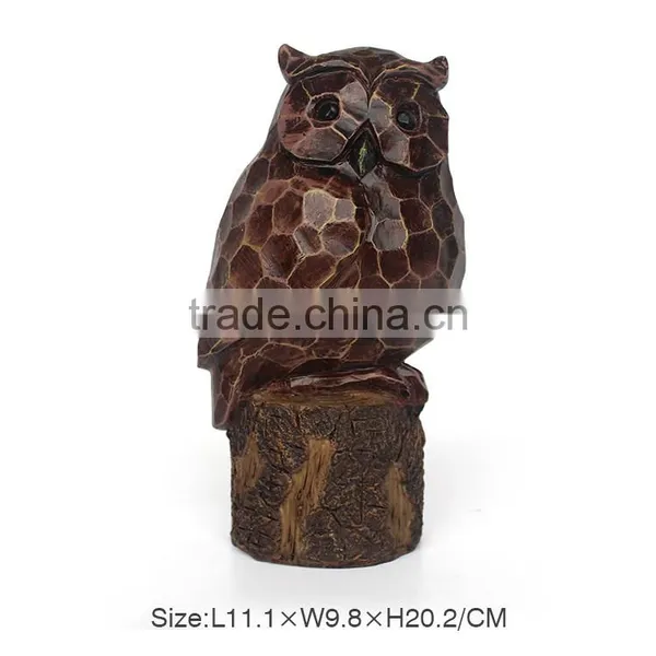 2015 Synthetic Wood Resin Statue With Owl Shape photo-5