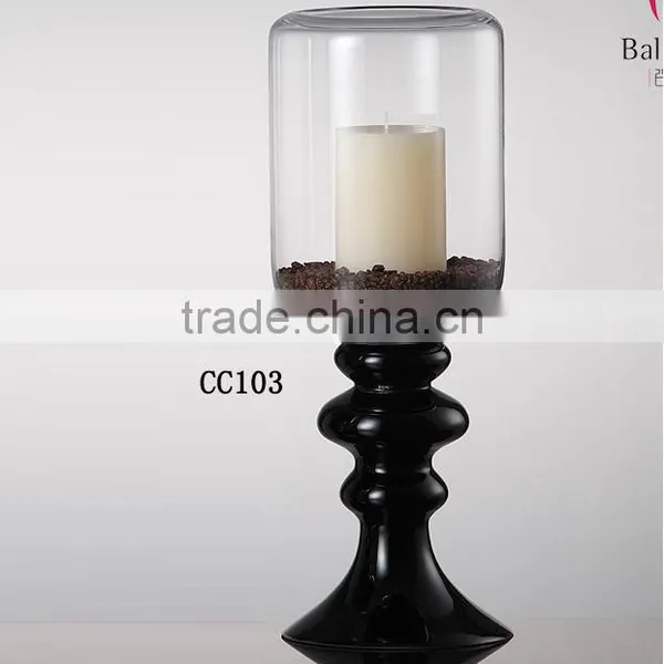 Unique Mason Oil Burner Lantern Candle Jars With Stemmed for Home Wedding Decoration photo-2