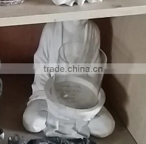 Blue Stone Buddha Candle Holder photo-2