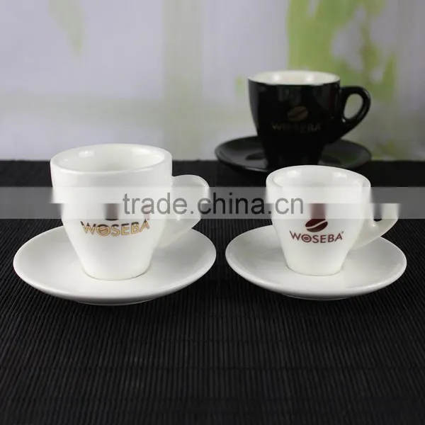 2017 Custom Wholesale Ceramic Porcelain Coffee Espresso Cup and Saucer photo-2