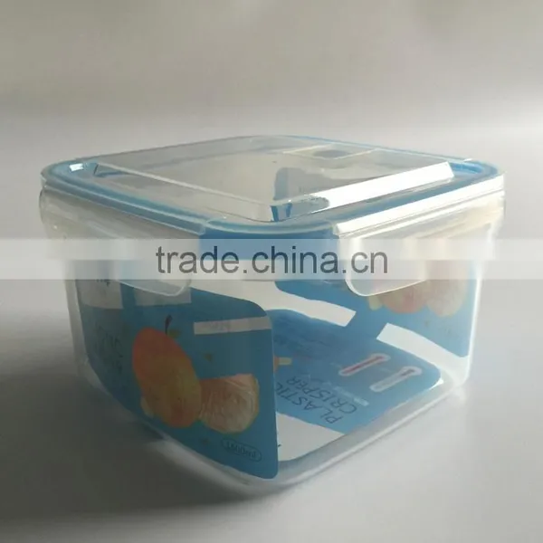 800ml Plastic PP Square Fresh Box With Lock photo-2