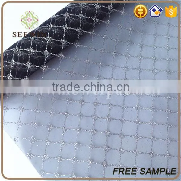 Gliterring Mesh Organza Flower Packing Roll photo-4