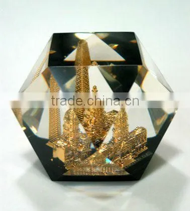 Clear Resin Casting Custom Lucite Paperweight photo-2