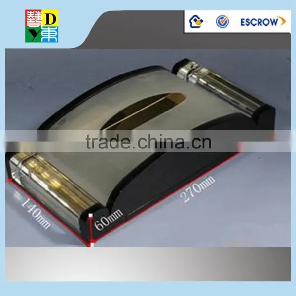2015 Custom Multiuseful Design Simple Black Accrylic Tissue Box Acrylic Custom Printed Tissue Box photo-4