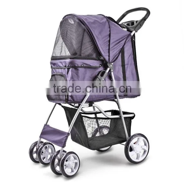 Pet Travel Stroller Pushchair Pram Jogger Buggy Swivel Wheels. H0116 photo-6