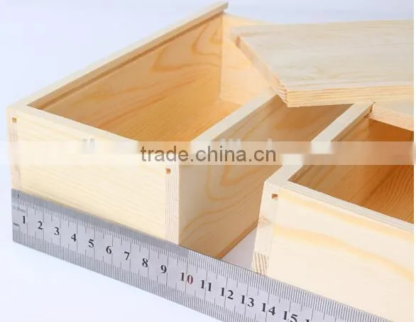 Three Bottles Wood Wine Box photo-3