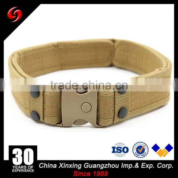 Circle Tactical Buckle Nylon Army Camouflage Tactical Color Belt With Brim and Hook and Loop photo-5