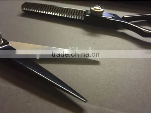Professional Hairdressing Scissor Thinning & Hair Cutting Set 6" Black photo-2