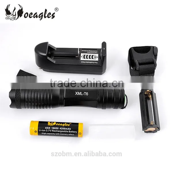 Oringal Brand New Oeagles XML-T6 3 Modes Power Style LED Bicycle Light Flashlight Torch photo-3