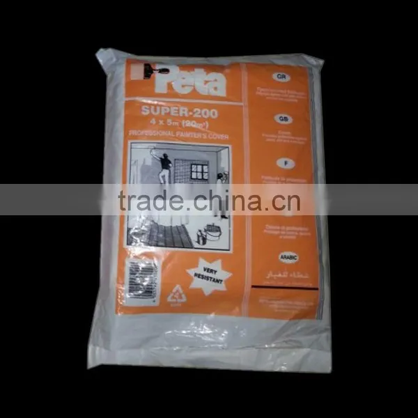 8.5*12ft Drop Clothespre Taped Drop Clothdrop Sheet for Rusia Market photo-2