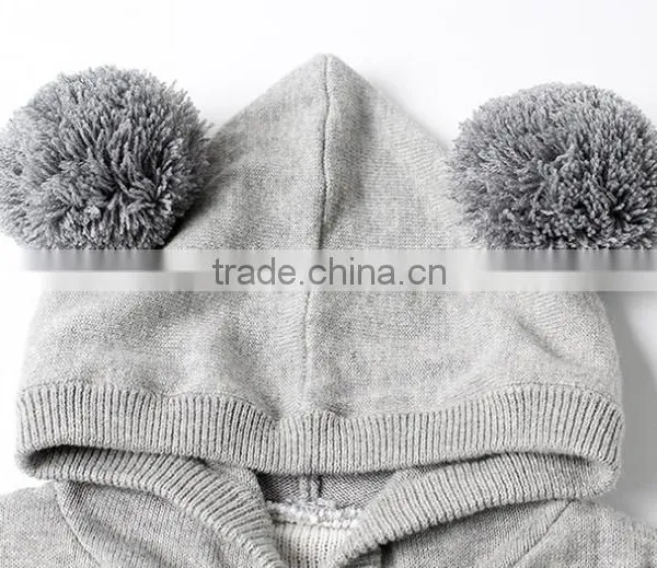 2017 Hot New Products Cartoon Pattern Hoodie Gifts Infants Toddlers Knitted Jumpsuits photo-3