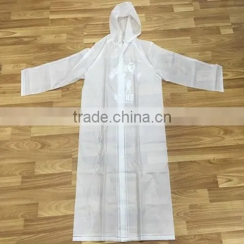 Cheap Reusable Long Peva Raincoat Rain Poncho photo-6