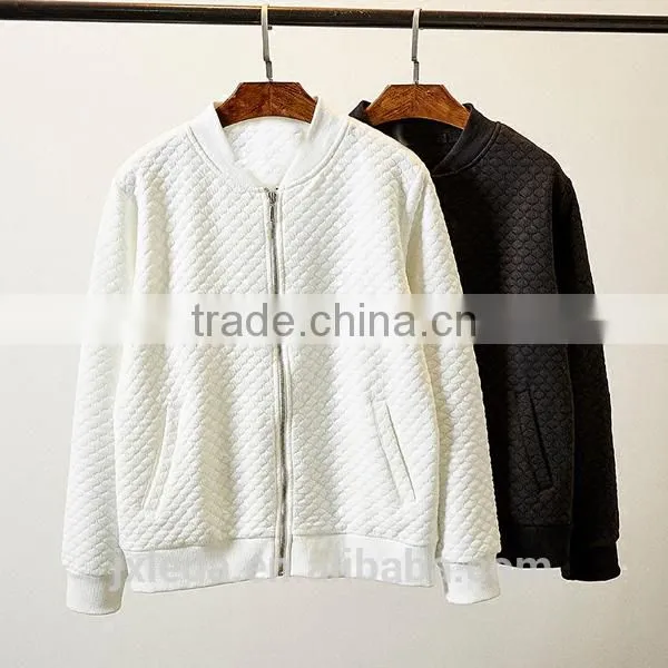100%cotton Runway Casual Baseball Cloth Jacket photo-4