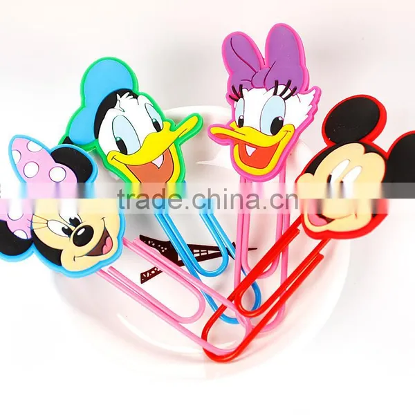 Mickey Shape Paper Clip Customizable Planner PVC Clip photo-5