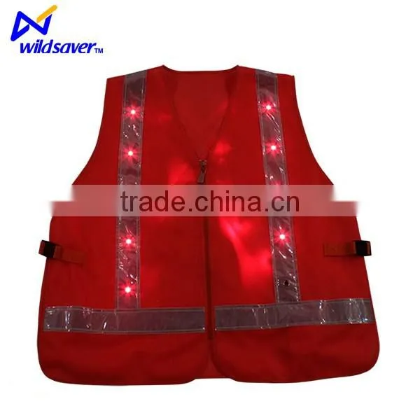 LED Light High Visibility Safety Vest photo-3