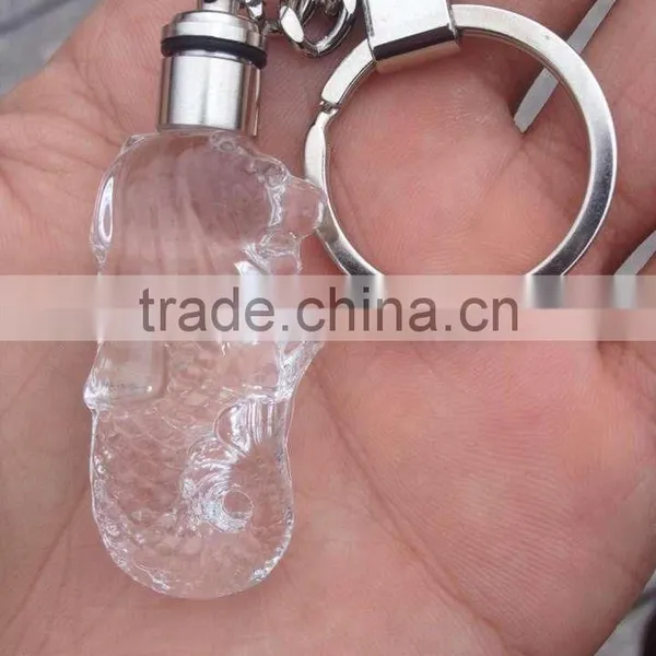 New Arrival Crystal Singapore Merlion Model With LED Keychain For Souvenirs Gifts KJJ-03 photo-6