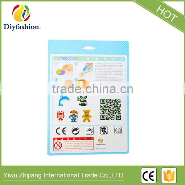 Kids Plastic Diy Ironing Perler Beads Set Hama Beads Wholesale Kids Toys 18004 photo-4