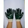 Supply Green PVC Coated Gloves Knit Wrist photo-2