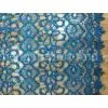 Round Flat Chemical Lace Fabric Sequin , Fashion Wedding Lace