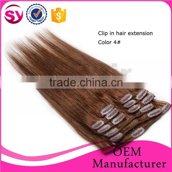 Clip In Human Hair Extensions, 16 18 20 Inch Hair Extensions Clip In photo-3