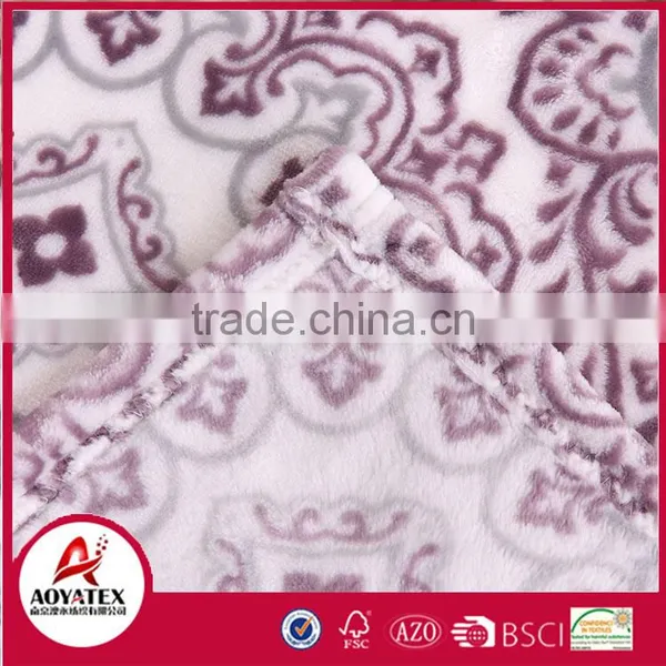 Adult Wholesale 100% Polyester Super Soft Printed Flannel Blanket photo-3