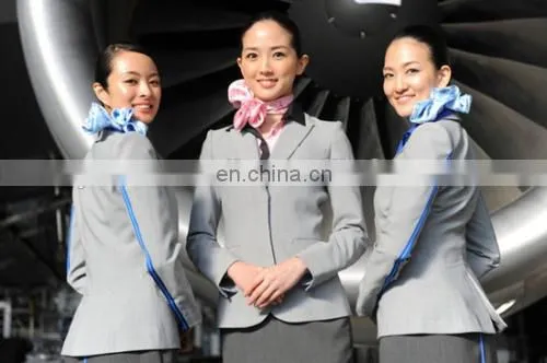 Classical Fashion Wool Fabric for Flight Attendant Airline Staff Corporate Suits Stewardess Uniforms