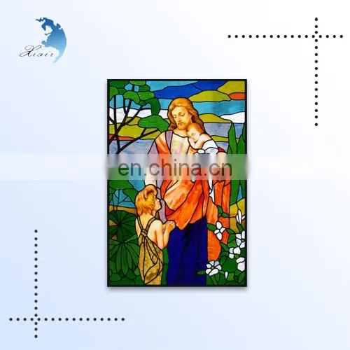 Custom Design Classicism Mosaic Panels Balcony Window Stained Glass photo-4