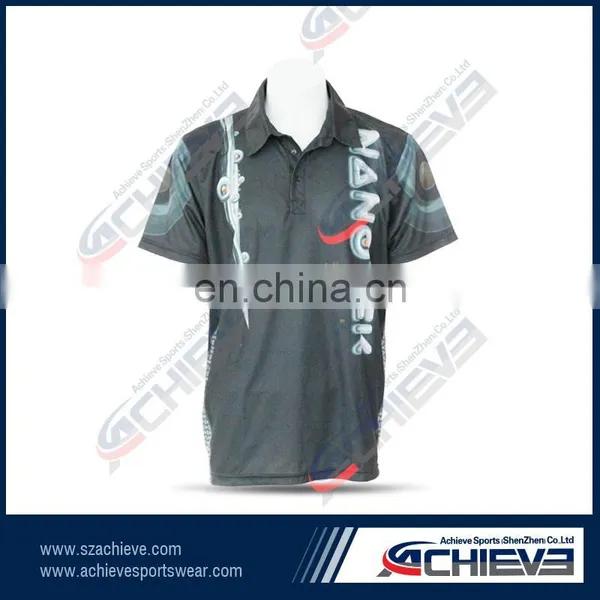 Professional Polyester Economical Seamless Polo Shirts photo-3